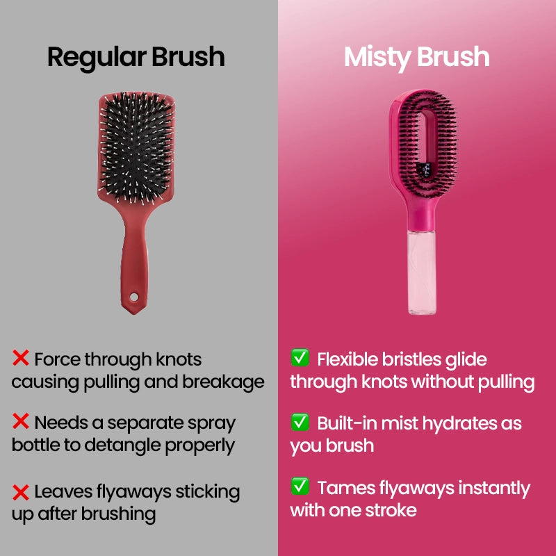 Misty - 2-in-1 Spray Brush